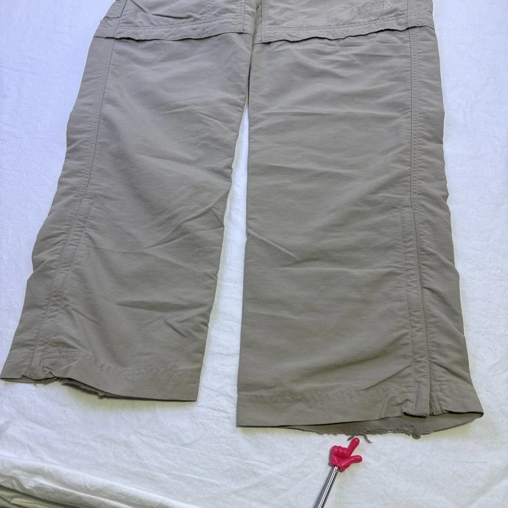 The North Face Convertible Cargo Pants Men's S/P Hiking Belted TAN
